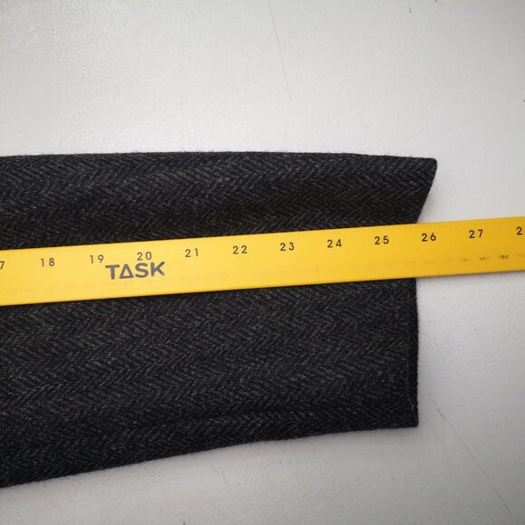 Henley Men's Size 44T Charcoal Made in Canada 100% Wool Lined Sports Coat - Picture 12 of 13